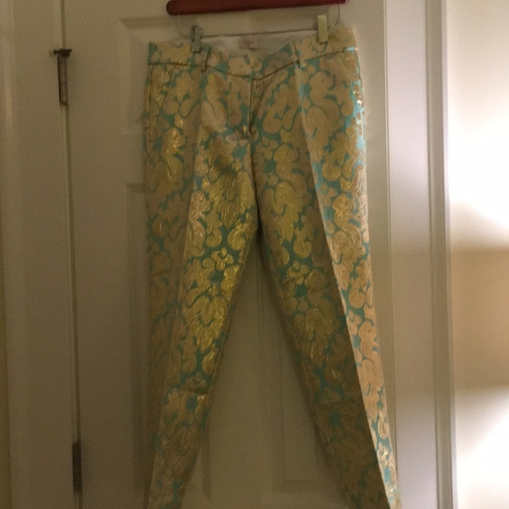 Printed J. Crew Factory Pants